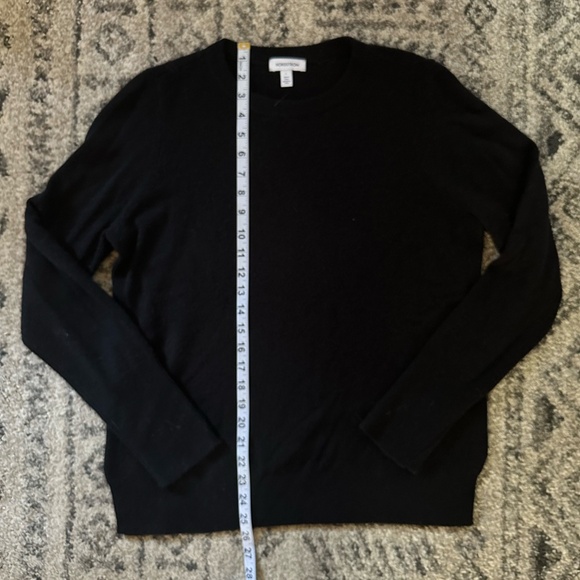 Nordstrom Black Cashmere Sweater - Large - Picture 5 of 6